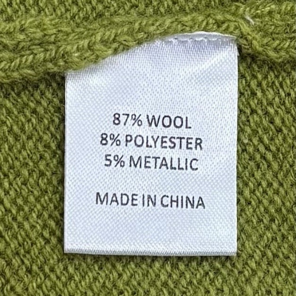 NEW Tuckernuck Robbie Sweater Olive Green Wool Blend Knit Old Money Luxury S - Picture 9 of 11